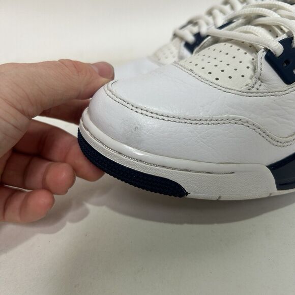 Nike Shoes Air Jordan 4 Retro BG “Columbia/Legend Blue” 2024 - Picture 8 of 9